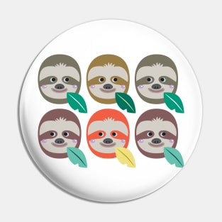 The Slothful Sloths II Pin