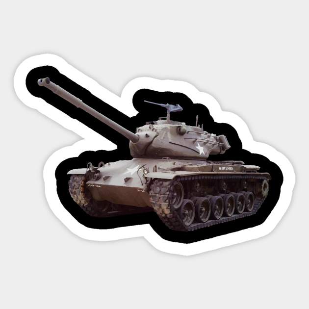 M47 Patton Tank American Army Cold War Tanks Military Sticker Teepublic