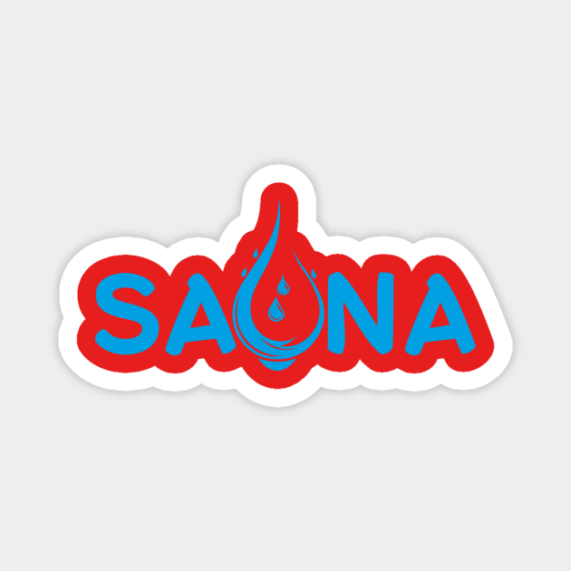 Sauna Magnet by aceofspace