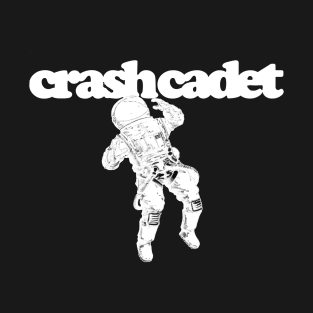 Crash Cadet Cosmonaut-White T-Shirt