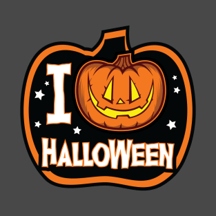 I Love Halloween | Pumpkin T-Shirt