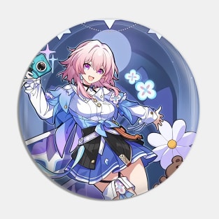 March 7th Revelation Card Honkai Star Rail Pin