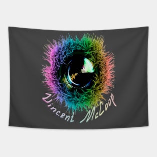 Photographer's rainbow lens Tapestry