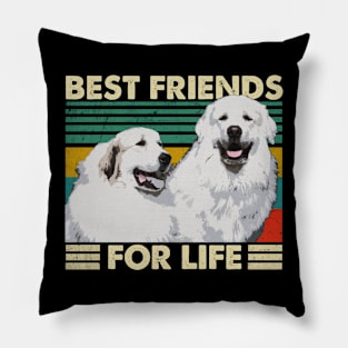 Whisker Whispers Pyrenees Best Friends For Life Tee Extravaganza Pillow