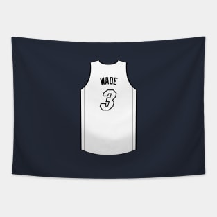 Dwyane Wade Miami Jersey Qiangy Tapestry