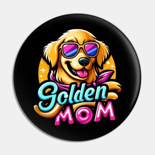 Funny Dog Golden Retriever Mom Pin