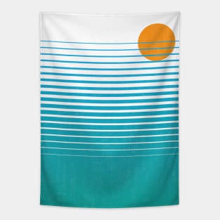 ocean line Tapestry