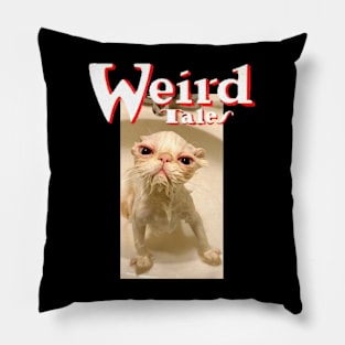 Weird tales kitty Pillow