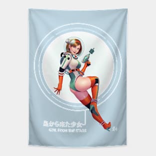 Astro Pinup Tapestry