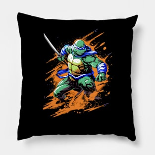 leonardo ninja turtle Pillow