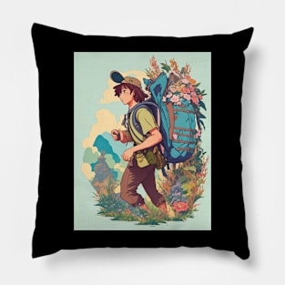 adventure T-shirt Pillow