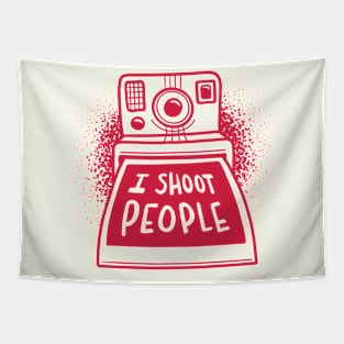 I Shoot People | Funny Instant Camera Tapestry