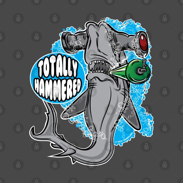 Totally Hammered - Hammerhead Shark by eShirtLabs