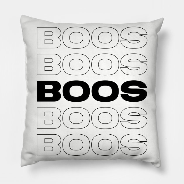 Boos - Fall Halloween Pillow by ArtfulTat