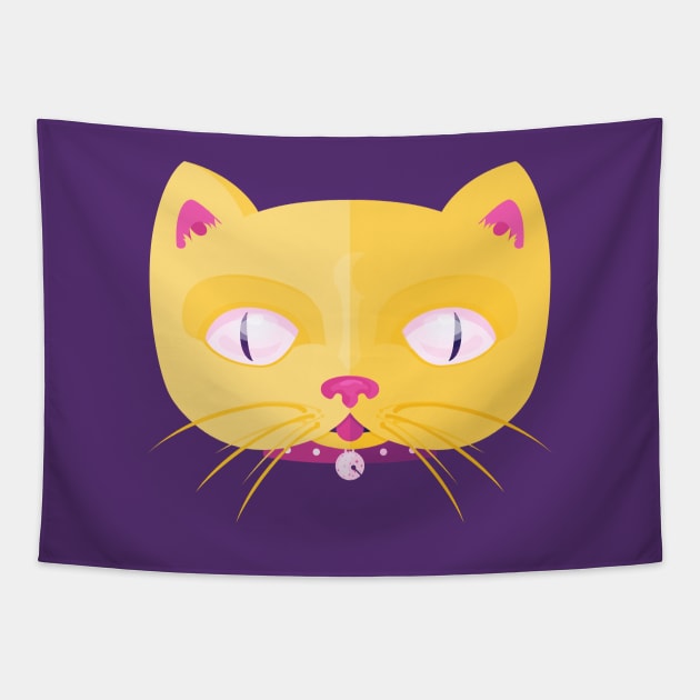 Silly Kitty Tapestry by BadOdds