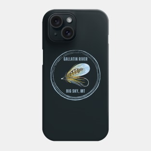 Gallatin River in Big Sky Montana Fly Fishing Phone Case