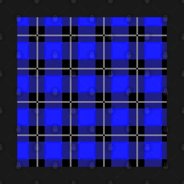 Blue and Black Flannel-Plaid Pattern by Design_Lawrence