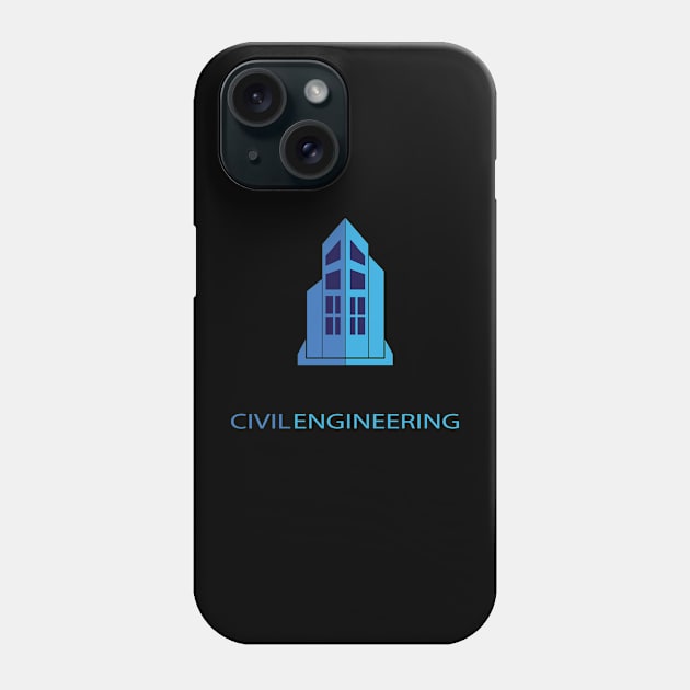 civil engineering, building, real estate logo Phone Case by PrisDesign99