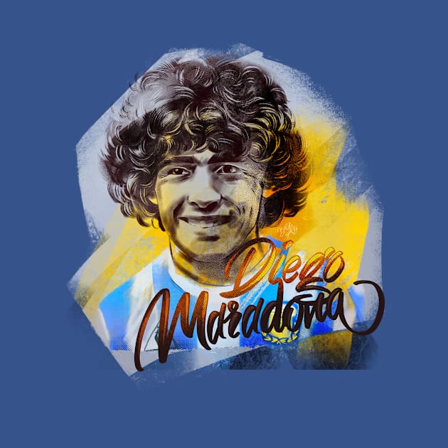 Diego Maradona by BessAli