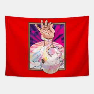 Salt Bae Coffe Unicorn Lover Tapestry