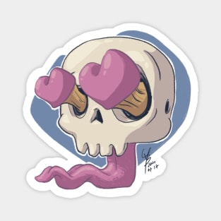 Skull Love Magnet
