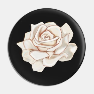 Floral light rose Pin