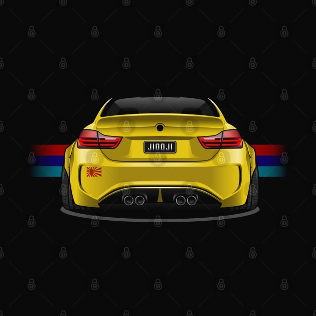 M4 Coupe Wide Body Kit (Yellow) by Jiooji Project