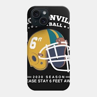 2020 NFL Jacksonville Jaguars Spirit Stay 6ft Away Phone Case