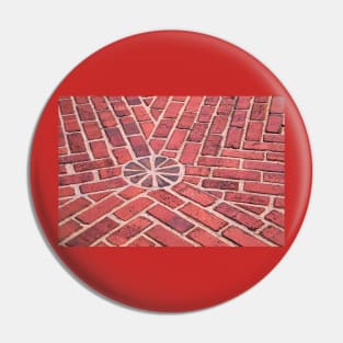 Pattern in Brick Pin