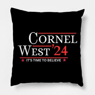 CORNEL WEST IT'S TIME TO BELIEVE 2024 Pillow