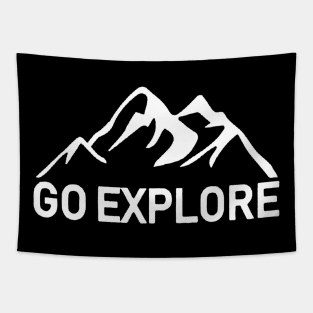 Go Explore Adventure Lover Tapestry