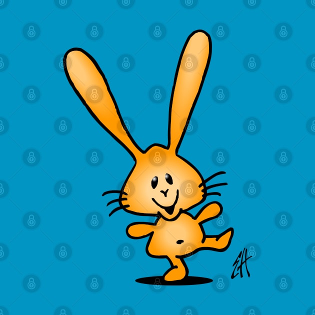 Dancing bunny by Cardvibes