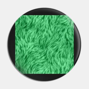 Green Fur Design Pin