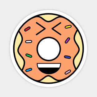 The Amused Donut Magnet