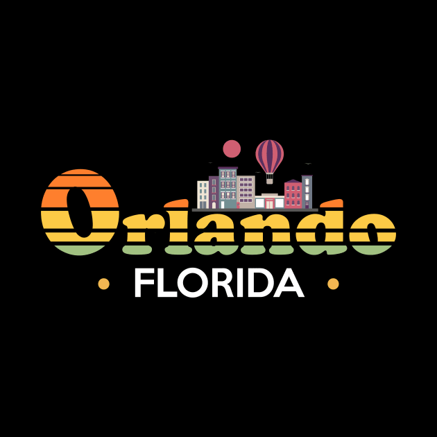 Orlando Florida Skyline Design by Brobocop