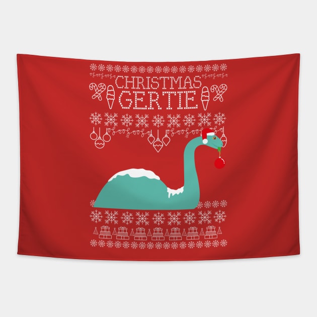 Christmas Gertie Tapestry by littlesparks