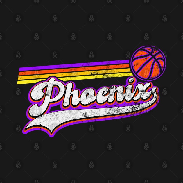 Phoenix Arizona State Vintage - Basketball by ARMU66