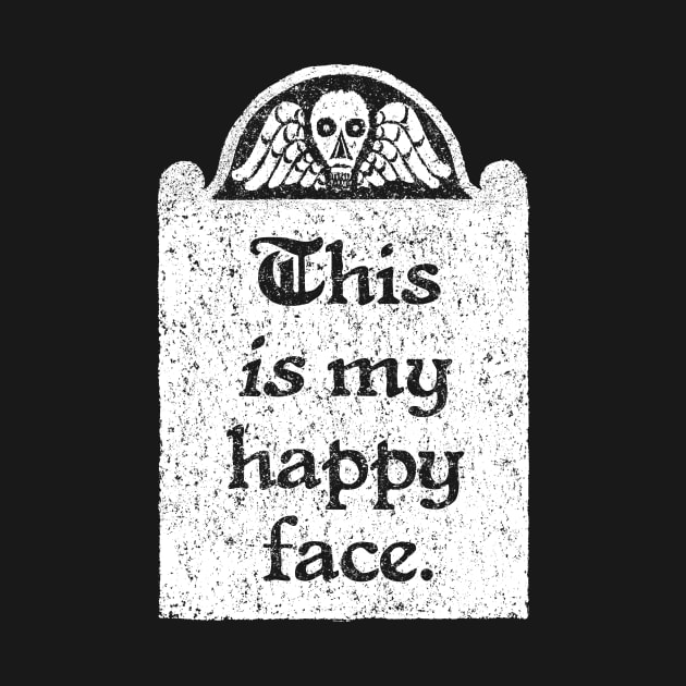 This is my happy face, Wednesday Addams Quote by MotiviTees