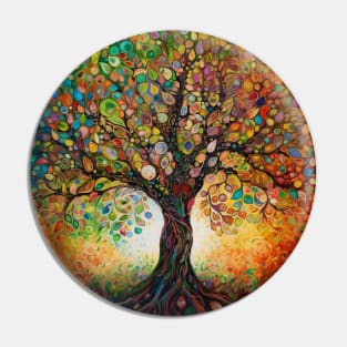 Divine Inspiration: Nurturing Creativity in the Tree of Life Mandala Pin