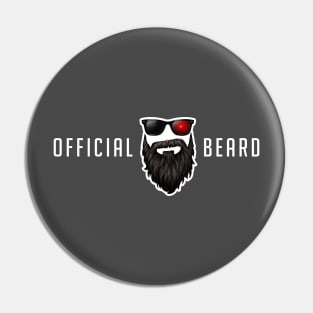 Official Beard - The Bearded Geeks Podcast Pin
