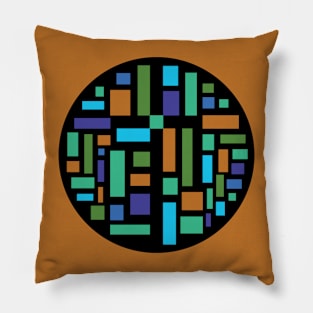 Stained Glass Window 32 Pillow