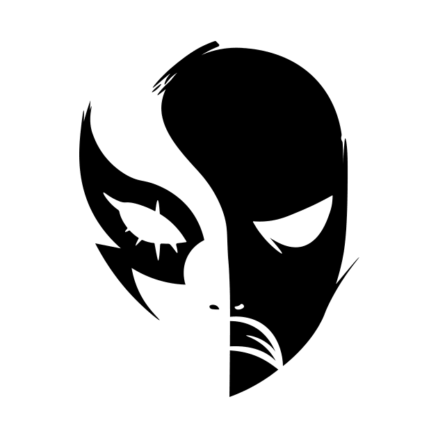 Angry Mask - Black by Darasuum