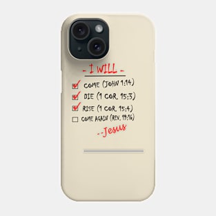 Jesus's To Do List Phone Case