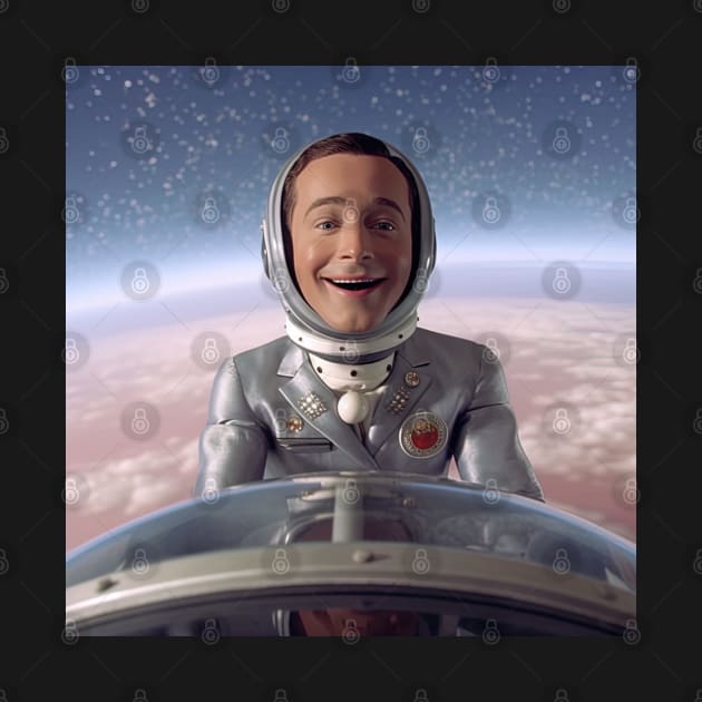 Pee Wee Herman in space by Maverick Media