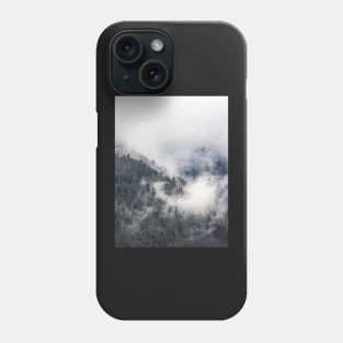 Mist Rolling Through the Foothills Phone Case