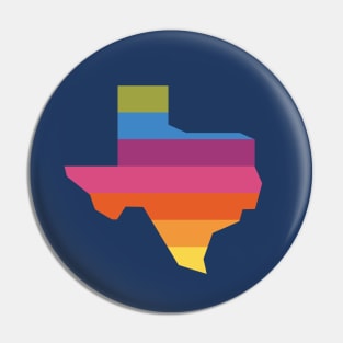 Stripey Texas Pin