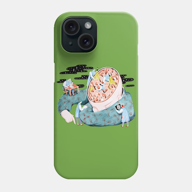 Brain Reparatioon Phone Case by soba