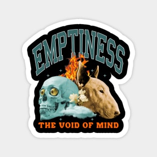 Emptiness t-shirt design Magnet