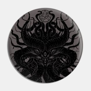 Cosmic black horror Pin