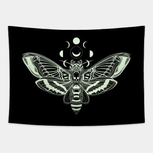 MOON AND MOTH Tapestry